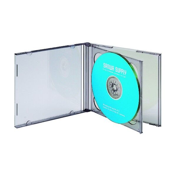 DVD・CDケース ブラック FCD-22BKN 5個