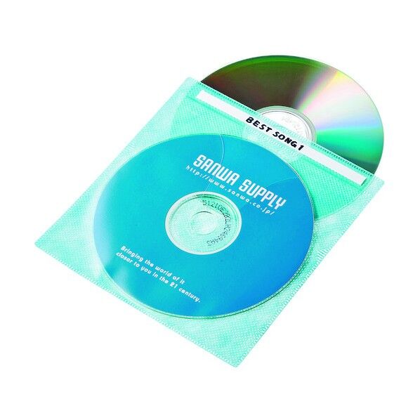 DVD･CD不織布ケース 5色ミックス FCD-FN50MXN 50枚