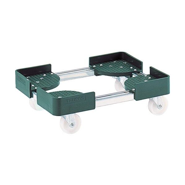 伸縮式コンテナ台車 (ステンレス4輪タイプ)