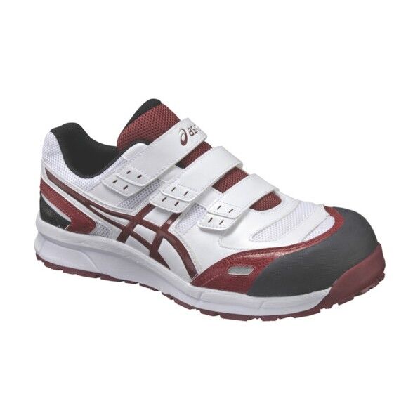 ウィンジョブ CP102 (安全靴・セフティシューズ) ホワイト×バーガンディ 30.0cm FCP102.0126-30.0 1足