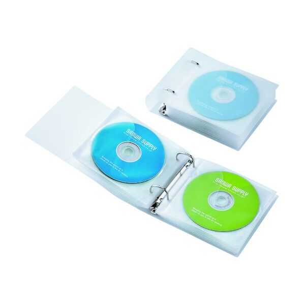 リングファイルケース 24枚収納･クリア FCD-RG24CLN 2個