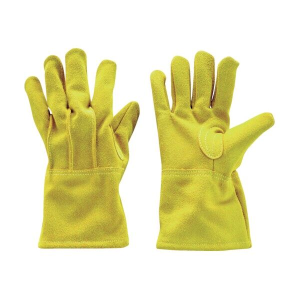 キャンプ用牛革手袋(フックホール付)