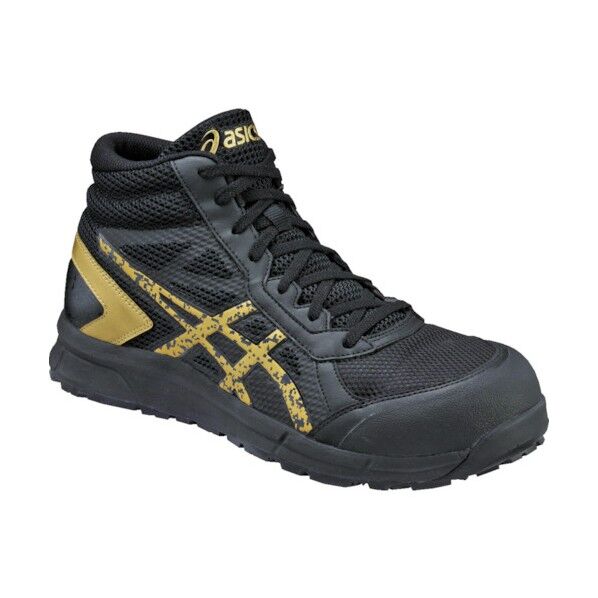 アシックス ウィンジョブCP104 ブラックXゴールド 28.0cm FCP104.9094-28.0 1点