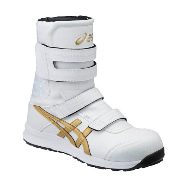 アシックス ウィンジョブ CP401 ホワイト×ゴールド 27.0cm FCP401.0194-27.0 1点