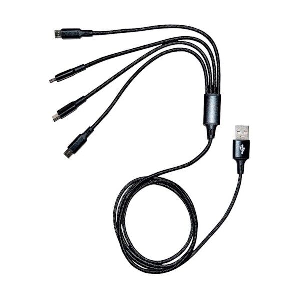 4分岐microUSB充電ケーブル FC-ZXPROLC 1点