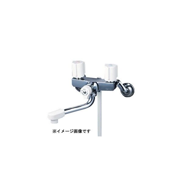 (寒)一時止水付2ハンドルシャワー(150mmパイプ付)