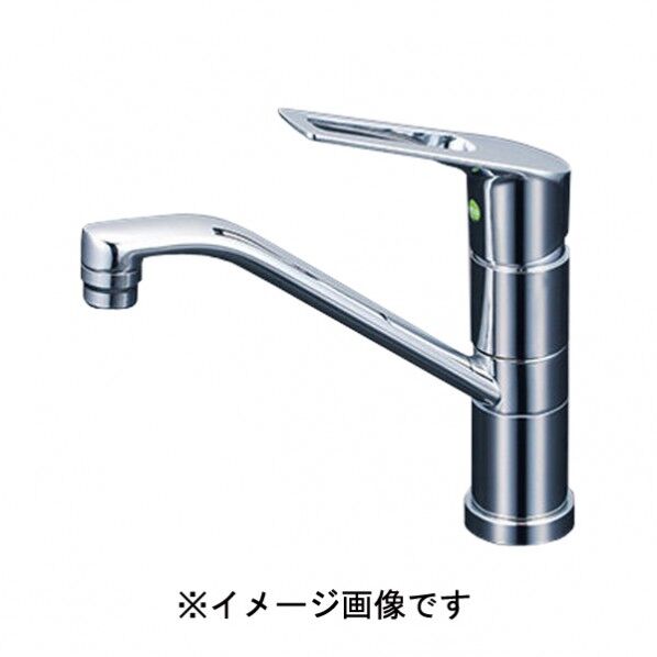 シングル混合栓(eレバー)200mmパイプ付