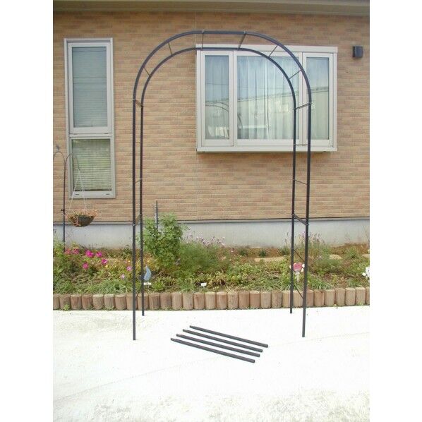 Green Garden フラワーアーチ クレメント130cm No.218 ?角パイプの強靭なフラワーアーチ? 1個