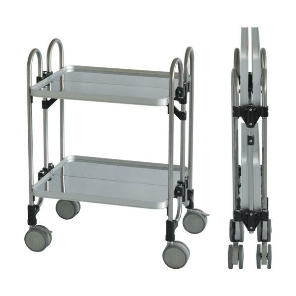 ステンレス折りたたみ式ワゴン(SUS430) 標準タイプ