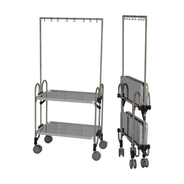 道具バー付折りたたみ式ワゴン