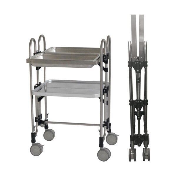 折りたたみ式洗浄パンワゴン