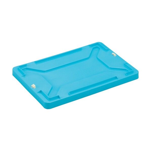 F型エコキャップ再生コンテナ用蓋ライトブルー