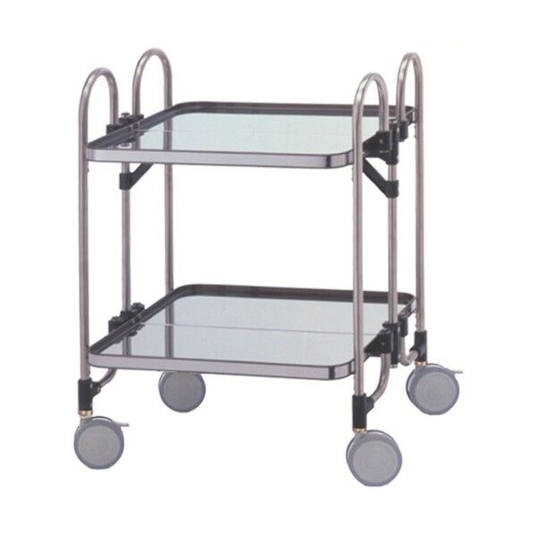 ステンレス折りたたみ式ワゴン