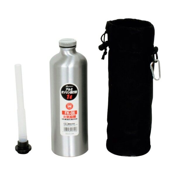ガソリンアルミボトル 80×245mm 1L FK-06 1点