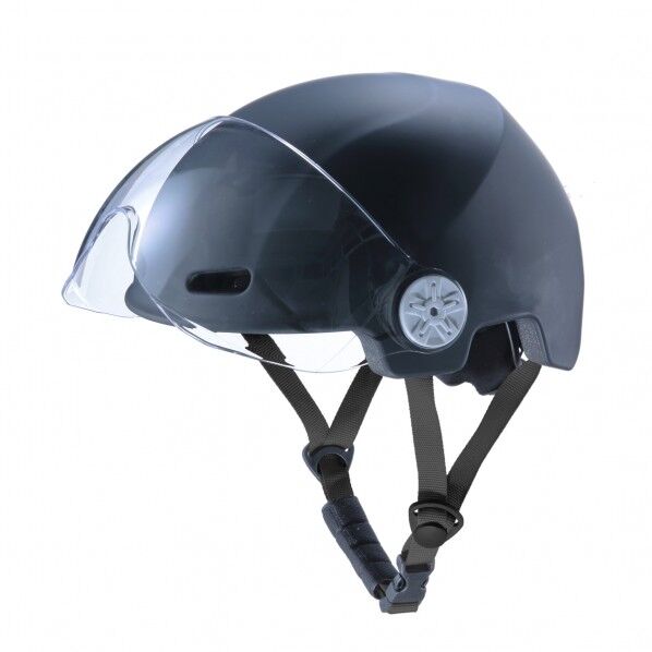 シールド付きヘルメット ブラック