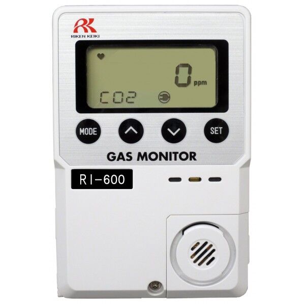 理研計器 簡易定置型二酸化炭素計 RI-600 RI-600-00・AC・0-2000 1PC...