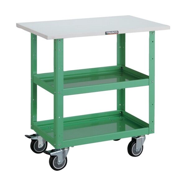 イーグルワゴン (ウレタンキャスター4輪自在・天板付)