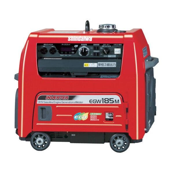 ガソリンエンジン溶接機・兼用発電機１８５Ａ EGW185M-IST 1台