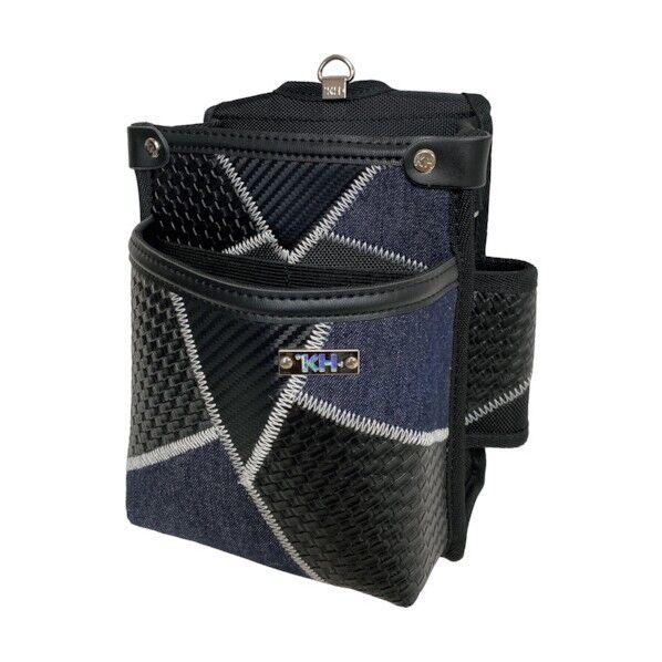 ギャザーフランケン腰袋2段 紺 FKWB0008N 1点