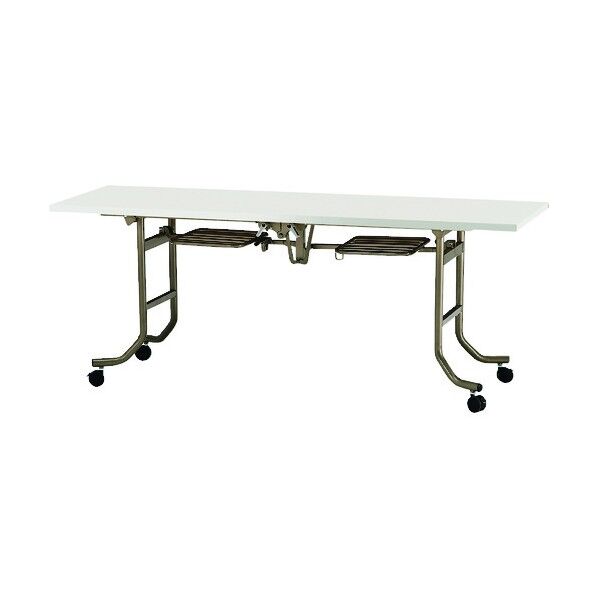 藤沢工業 法人専用折畳み式フライトテ-ブル 1800X450mm アイボリー FLT-1845 IV 1点...