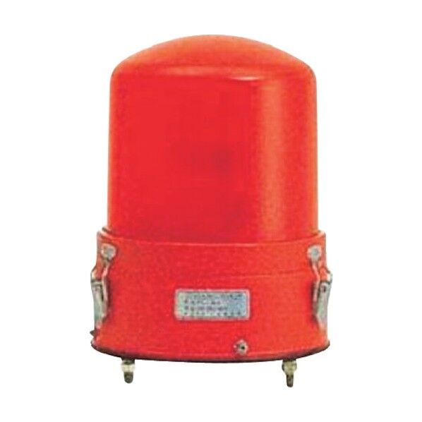 レッド 丸型警光灯8型フラッシュランプ 12V FL-8BR 1点