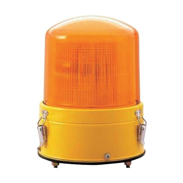 イエロー 丸型警光灯8型フラッシュランプ 12V FL8BY 1点