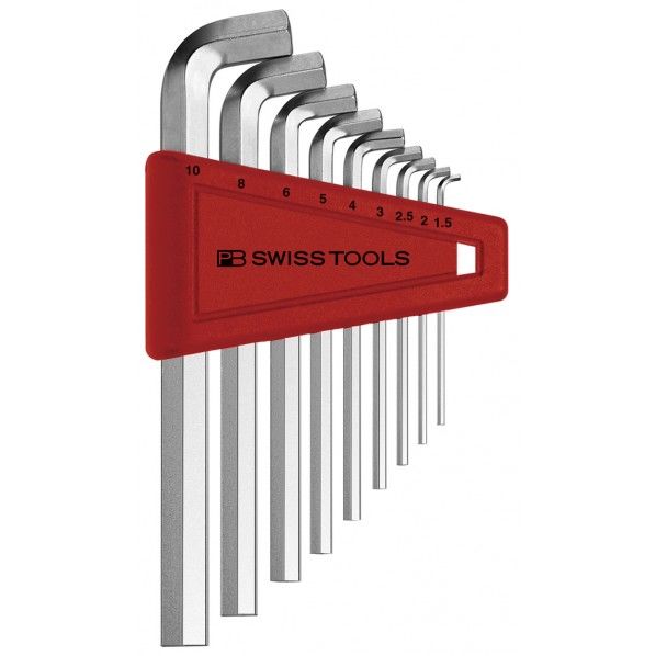 ショートヘッド六角棒レンチセット(パックナシ)