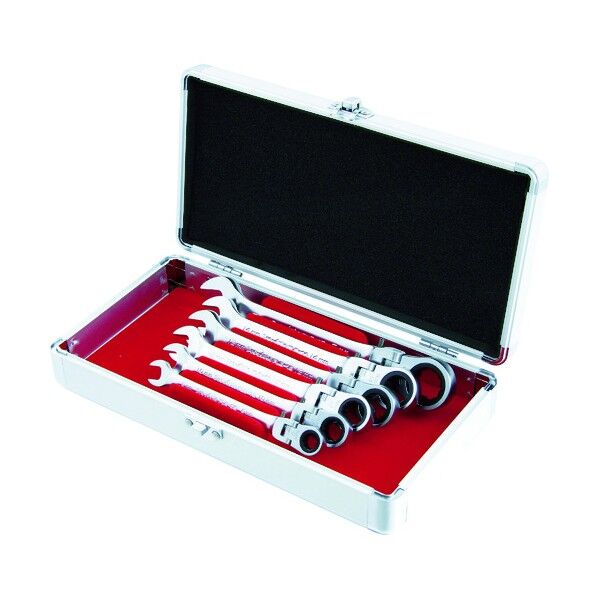 コンビネーションラチェット フレックスロックギアレンチ セット