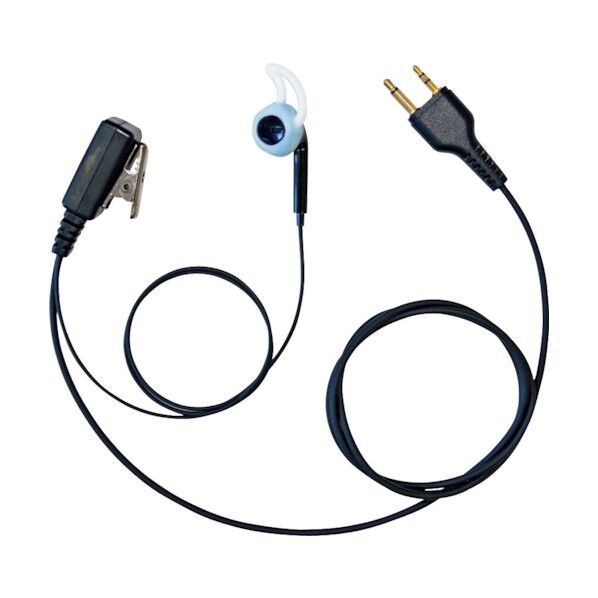 シリコンカバー付きインナータイプ右耳専用イヤホンマイク(PRO用/トランシーバー専用) FPG-27RA 1点