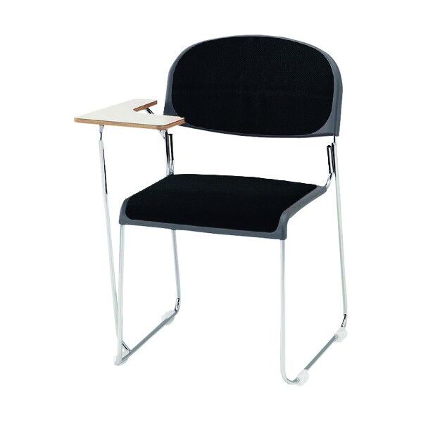 ミーティングチェア メッキ脚テーブル付 布張り