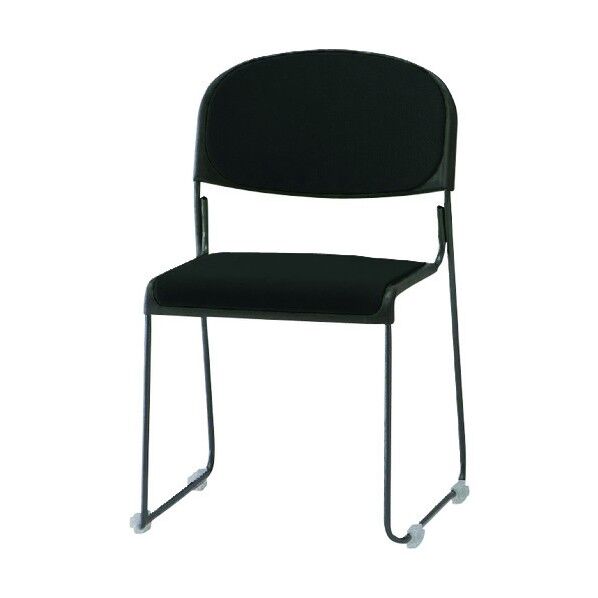 ミーティングチェア 塗装脚 布張り