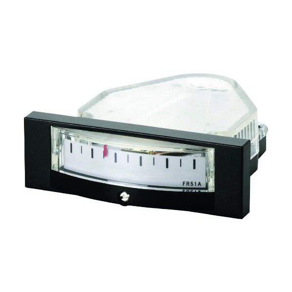 微差圧計 ゲージ [パネル横目盛形] 計測範囲0～1000Pa FR51AHV1000D 1点