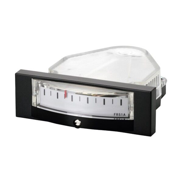 微差圧計 ゲージ [パネル横目盛形] 計測範囲0～100Pa FR51AHV100DV 1点