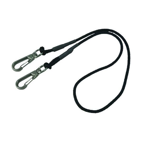 セーフティーコードスリム(3kgタイプ.ブラック) ブラック 840~1400mm FSC-3S-BK 1本