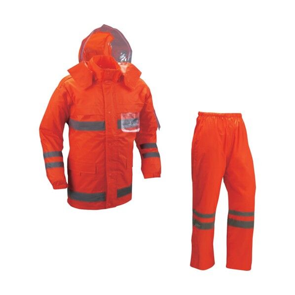 PVCセーフティーレイン オレンジ 3Lサイズ FS-6100 OR 3L 1点