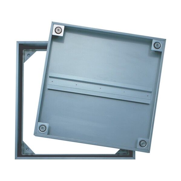 床点検口アンダーハッチ 600×600 ステン枠防水防臭 ハンドル付 FSMPD60H 1点