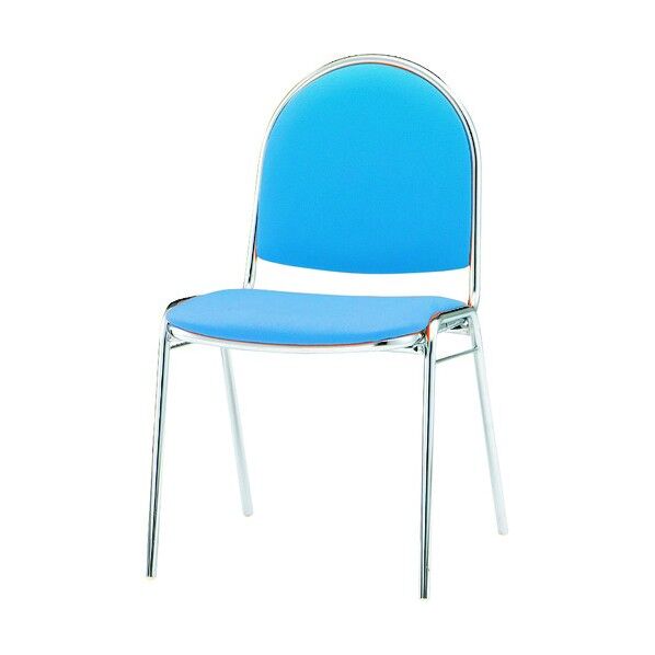 リフレッシュチェア 4本脚 クリアブルー FSR-R4 CBL 1点