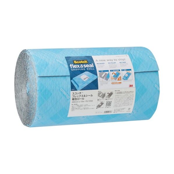 スコッチ フレックス&シール 梱包ロール 15m FS-1550 1点