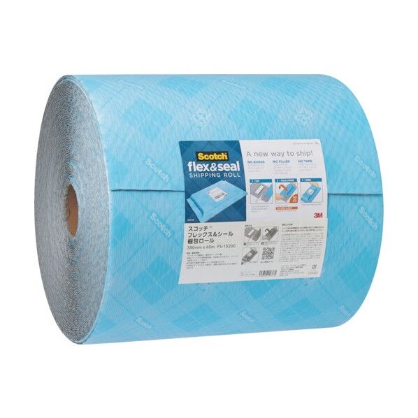 スコッチ フレックス&シール 梱包ロール 60m FS-15200 1点