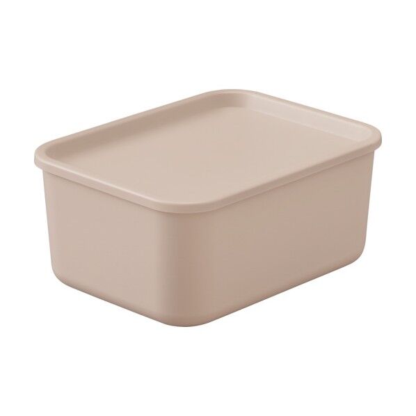 フタ付き積み重ねBOX ピンクベージュ FTB-29 1点