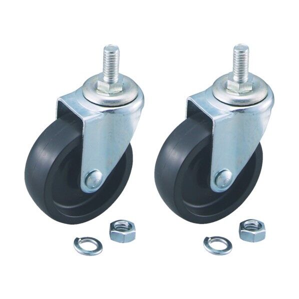 交換用前キャスターセットねじ込み 101 x 63 x 39 mm FTR-200-201X2 2個