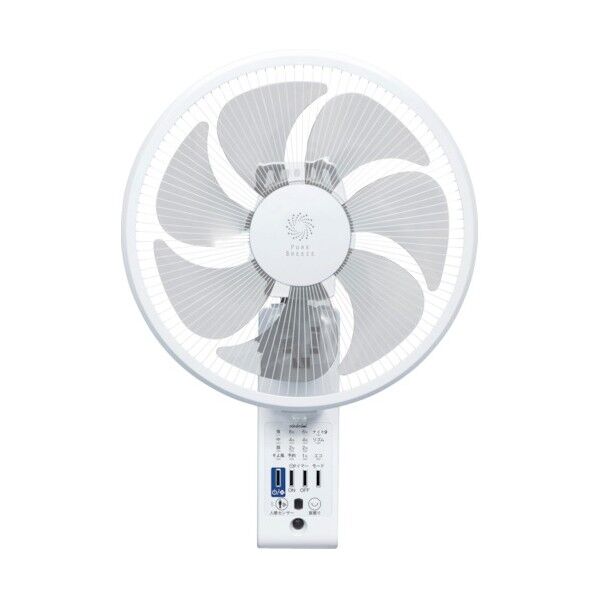 トヨトミ AC壁掛け扇風機 FW-S30MR(W) 1点