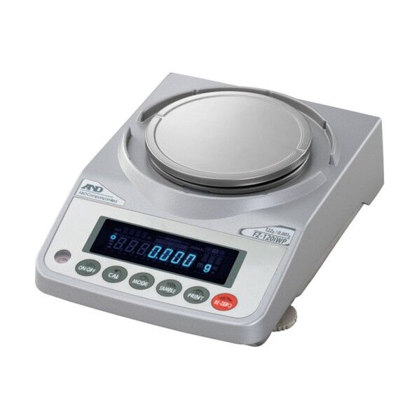 校正用分銅内蔵防塵･防水汎用天びん FZ120iWP JCSS校正付 38 x 30 x 25 cm FZ120IWP-JA-00J00 1個