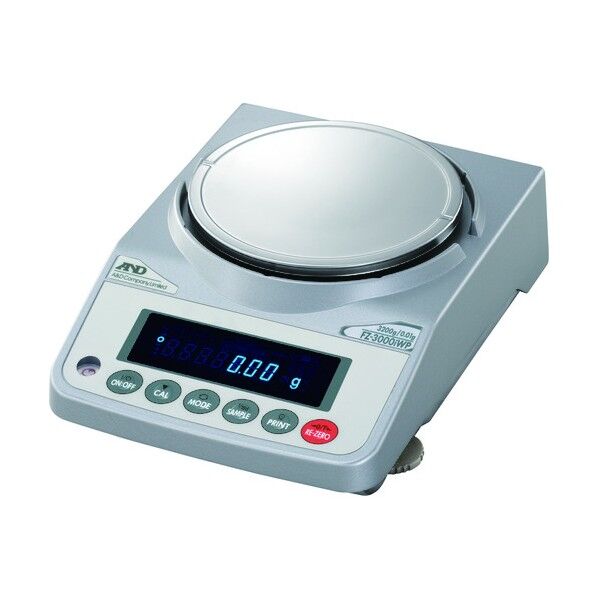 校正用分銅内蔵防塵・防水汎用天びん FZ3000iWP 一般校正付 38 x 30 x 25 cm FZ3000IWP-JA-00A00 1個