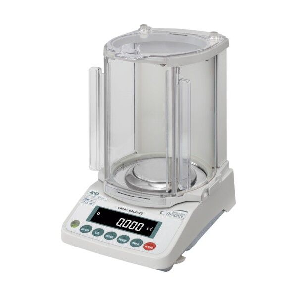 校正用分銅内蔵カラット天ビン FZ1200CT JCSS校正付 FZ1200CT-00J00 1台