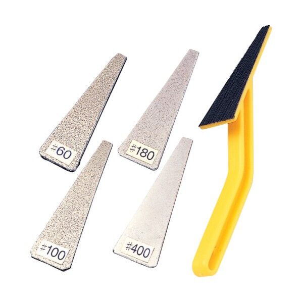 シートペーパー ダイヤハンドラッパー 三角 シート ＃60 23×80 FZ-2140 1本