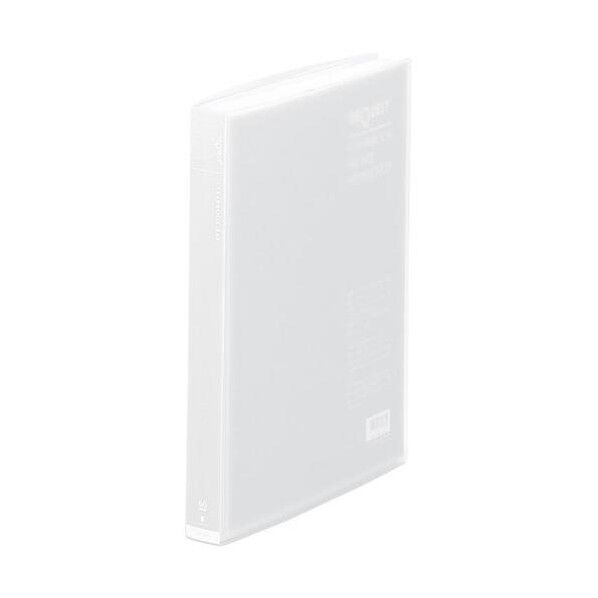 LIHIT LAB. 透明クリヤーブック 60P クリヤー A4 G3103-1 1点