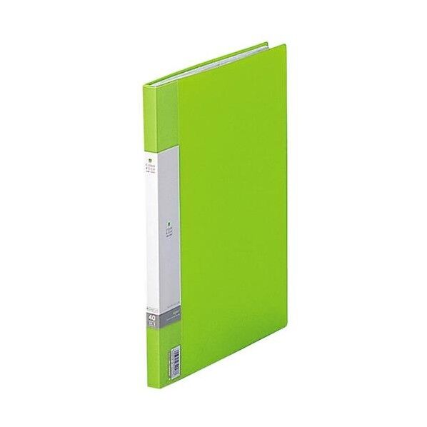 リクエスト クリヤーブック(サイドベンツ) 黄緑 240×16×312mm G3401-6 1点