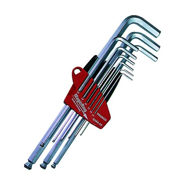 マジックリング式六角棒レンチセット９本組 430.000G G369-9S