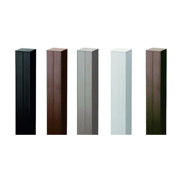 PLAD/one(プラドワン)フェンスアルミ60角柱ウォルナットブラウン 60×60×L2500 G50HLA0625LB 1点